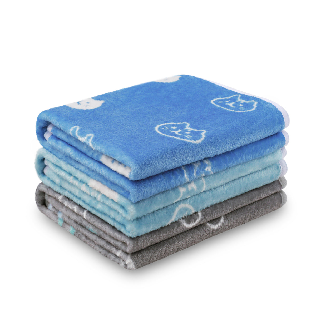 1 Pack 3 Premium Fleece Dog and Cat Blanket