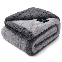 Load image into Gallery viewer, Reversible Sherpa Fleece Waterproof Pet Blanket Light Grey