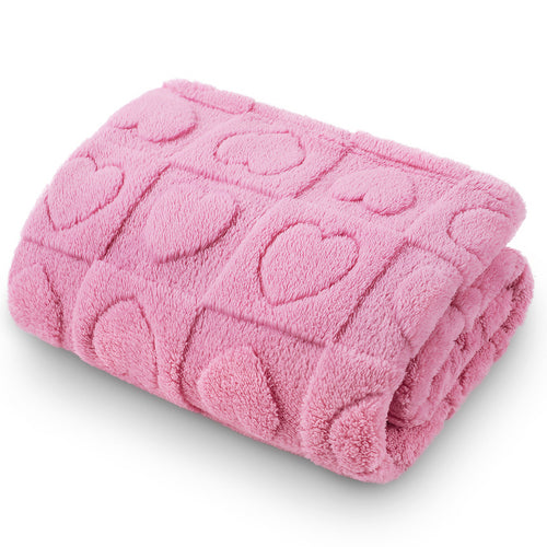 Washable Pet Blanket for Cat and Dog Pink
