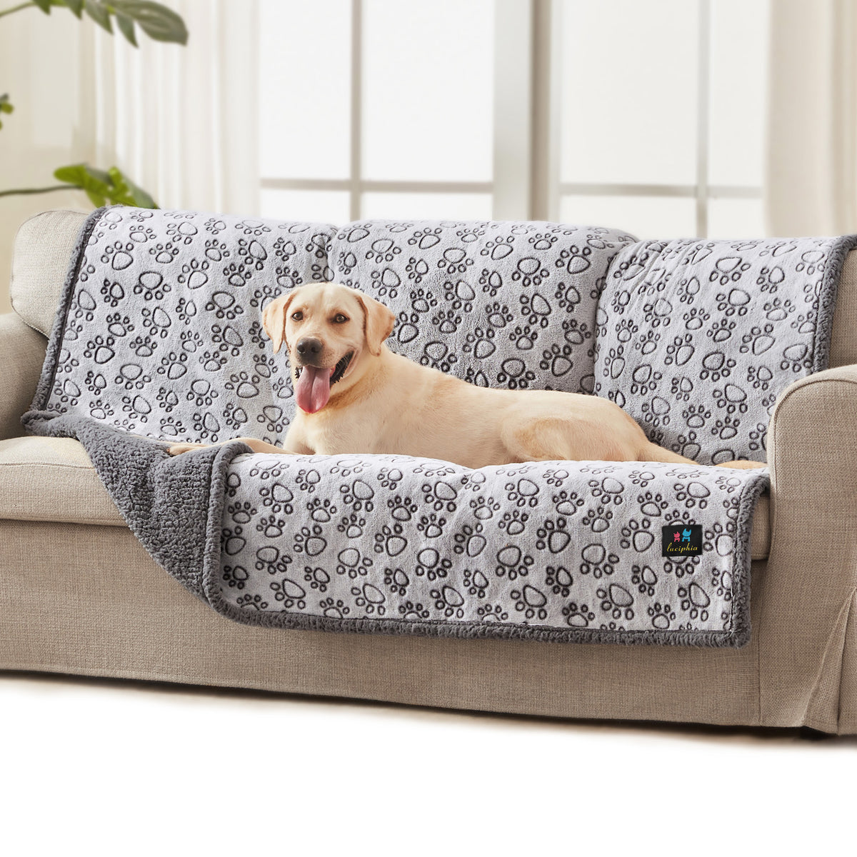 Waterproof Dog & Cat Blanket for Couch Sofa Bed