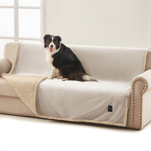 Waterproof Pet Blanket Furniture Protector Cover Beige
