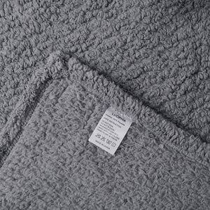 1 Pack 3 Calming Blankets Fluffy Premium Fleece Pet Blanket Soft Sherpa Throw for Dog Puppy Cat Grey Small (23" x16'')
