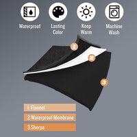 Waterproof Pet Blanket, Liquid Pee Proof Dog Blanket for Sofa Bed Couch, Reversible Sherpa Fleece Furniture Protector Cover for Small Medium Large Dogs Cats