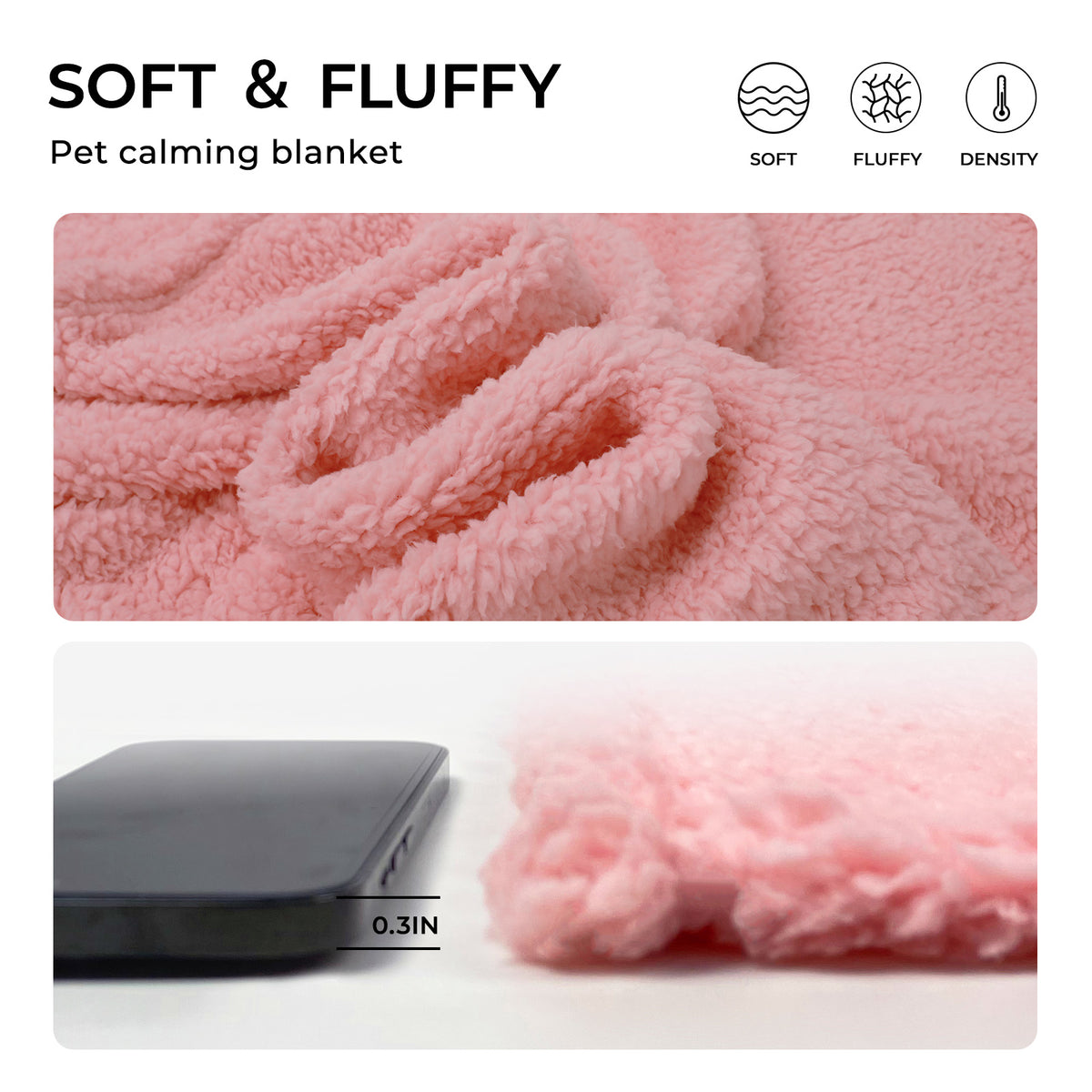 Sherpa Pet Blanket for Small Medium Dogs