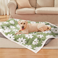 Waterproof Leakproof Blanket for Dogs and Cats Green
