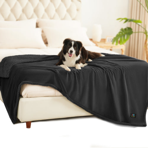 Waterproof Pet Blanket Furniture Protector Cover Black