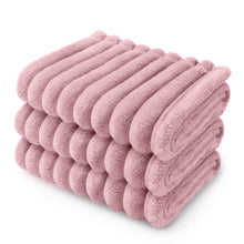 Load image into Gallery viewer, Washable Fleece Pet Blankets 1 Pack 3 for Dog | Cat Pink