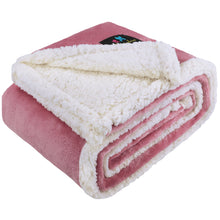 Load image into Gallery viewer, Reversible Waterproof Blanket for Large Dogs Pink White