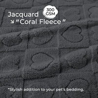 Washable Pet Blanket for Cat and Dog Grey