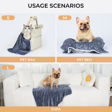 Load image into Gallery viewer, 1 Pack 6 Pet Blanket Warm Cute Print Design Puppy Kitten Doggy Dot