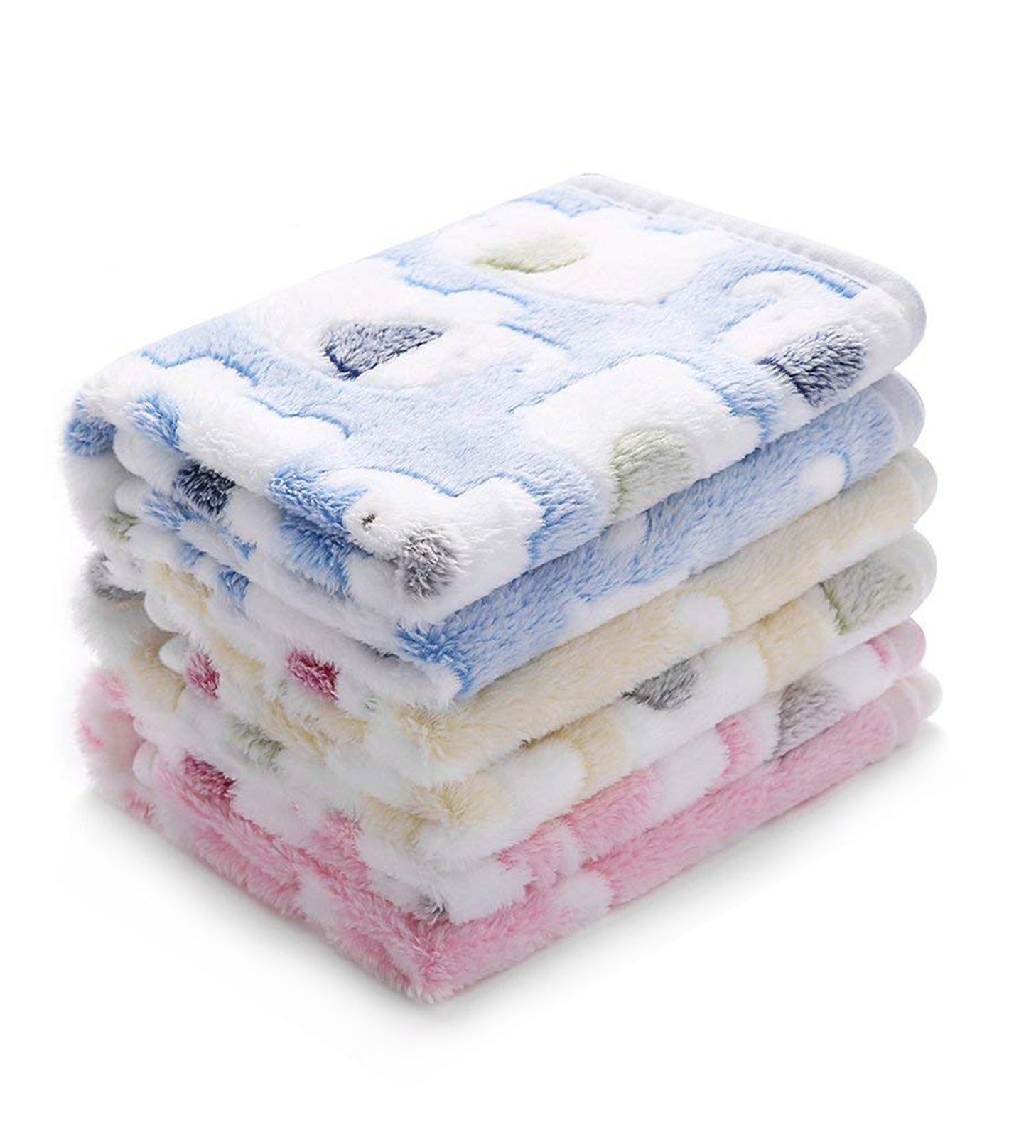 1 Pack 3 Premium Fleece Dog and Cat Blanket