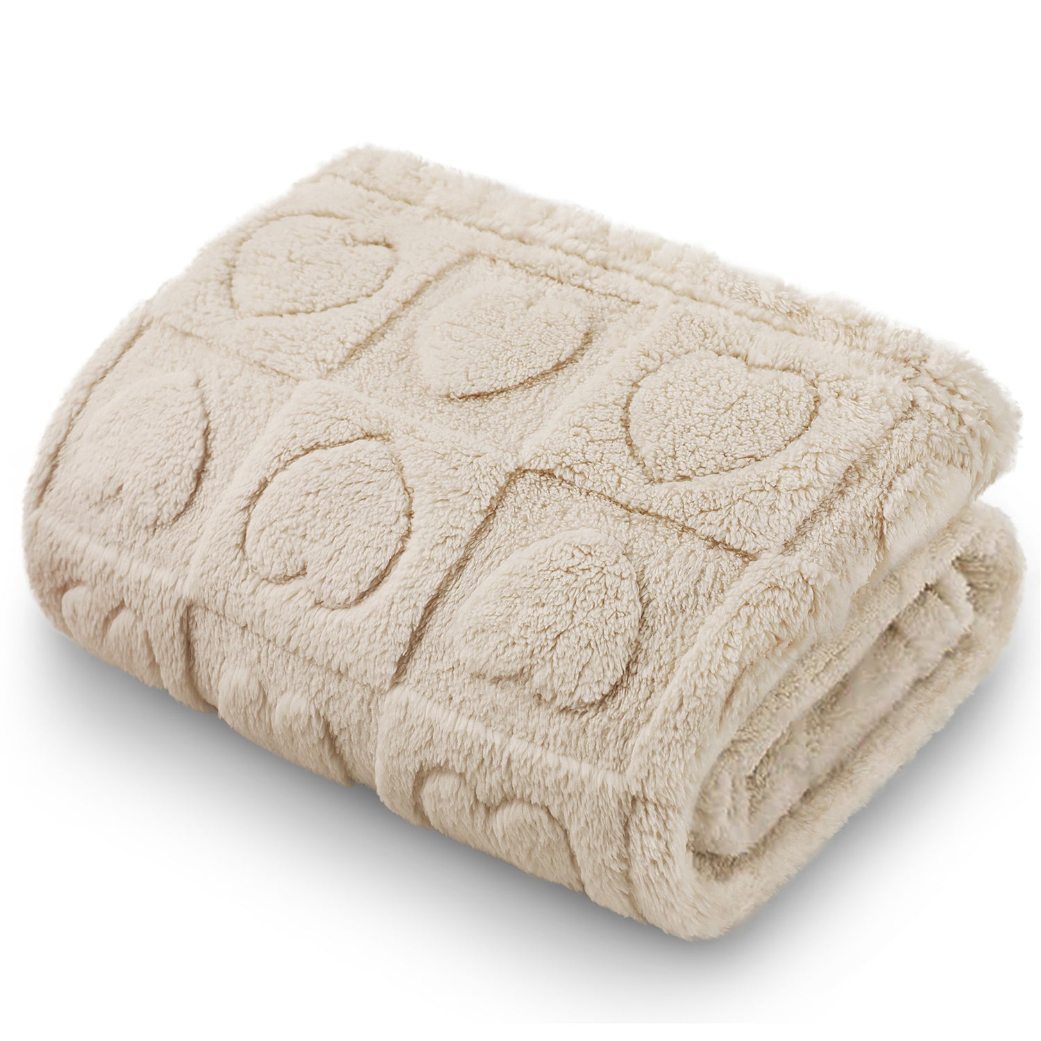 Washable Pet Blanket for Cat and Dog Beige