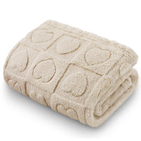 Washable Pet Blanket for Cat and Dog Beige