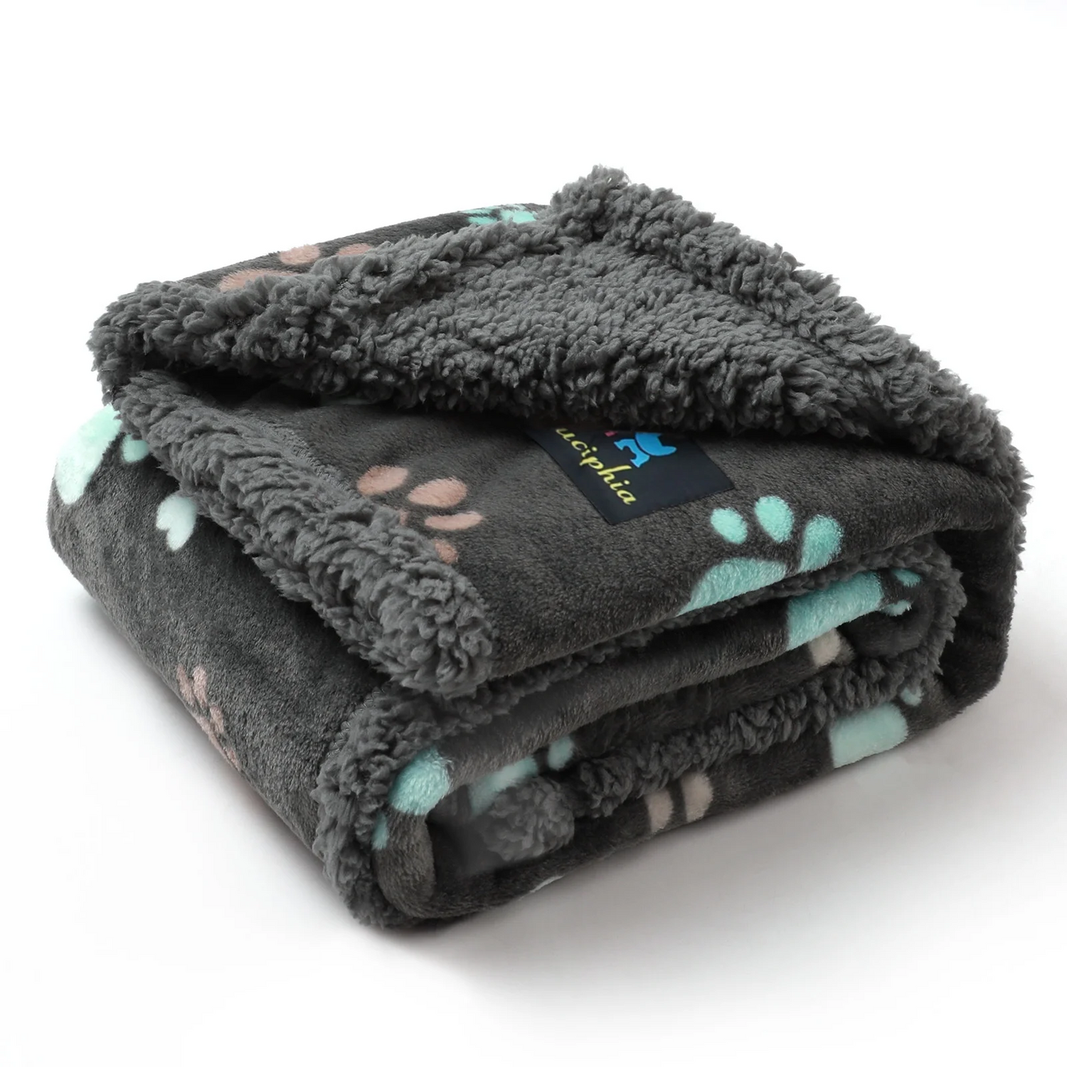 Waterproof Pet Blanket, Liquid Pee Proof Dog Blanket for Sofa Bed Couch, Reversible Sherpa Fleece Furniture Protector Cover for Small Medium Large Dogs Cats