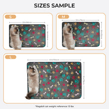 Load image into Gallery viewer, Flannel Paw Printed Pet Blankets | 1 Pack 3 Grey
