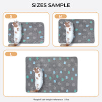 Premium Fleece Dog and Cat Blanket Blue/Cyan/Grey