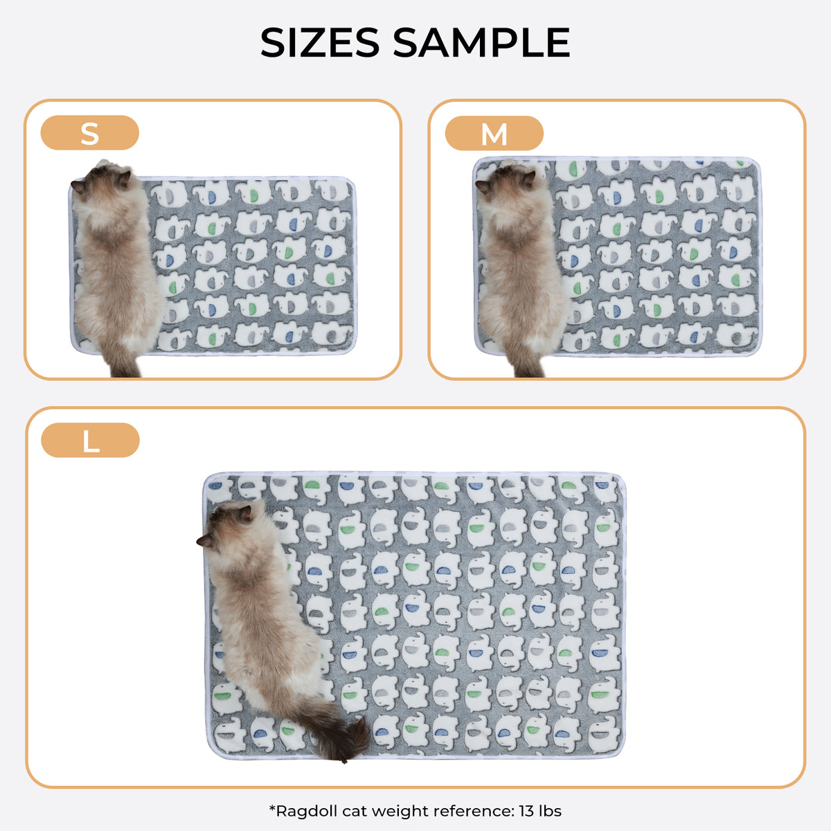 Premium Fleece Dog and Cat Blanket Dark Grey