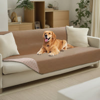 Dog Waterproof Blanket for Couch Light Brown & Khaki