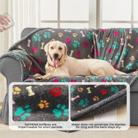 Waterproof Dog & Cat Blanket Grey Bone
