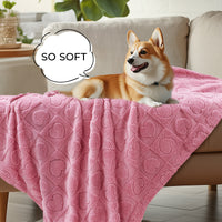 Washable Pet Blanket for Cat and Dog Pink