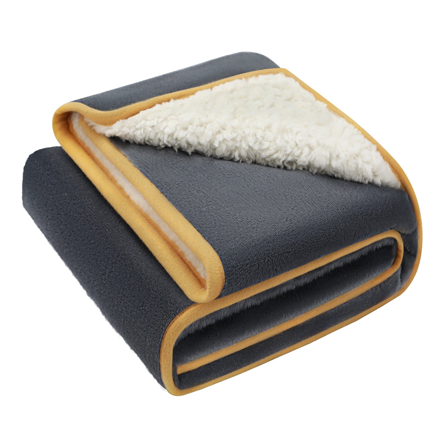 Waterproof Dog Blankets for Dog & Cat Grey+Beige