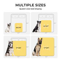 Waterproof Dog Blankets for Dog & Cat Khaki+Beige