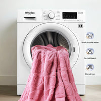 Washable Pet Blanket for Cat and Dog Pink