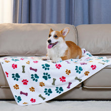 Load image into Gallery viewer, Flannel Pet Blankets | 1 Pack 3 Purple/Pink/White