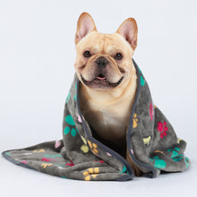 Load image into Gallery viewer, Flannel Pet Blankets | 1 Pack 3 Grey/Brown/Blue