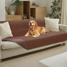 Load image into Gallery viewer, Waterproof Couch Cover Blanket for Dogs Coffee &amp; Brown