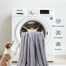 Load image into Gallery viewer, Washable Fleece Pet Blankets 1 Pack 3 for Dog | Cat Grey