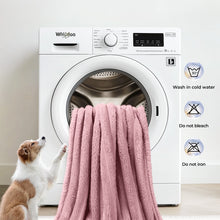 Load image into Gallery viewer, Washable Fleece Pet Blankets 1 Pack 3 for Dog | Cat Pink