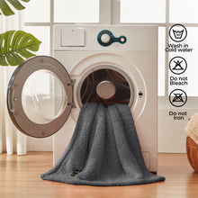 Load image into Gallery viewer, Waterproof Pet Blanket for Medium Large Dogs Soft Cat Sherpa Grey