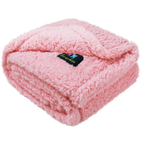 Waterproof Pet Blanket for Dog on Bed Pink