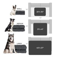 Washable Pet Blanket for Cat and Dog Grey
