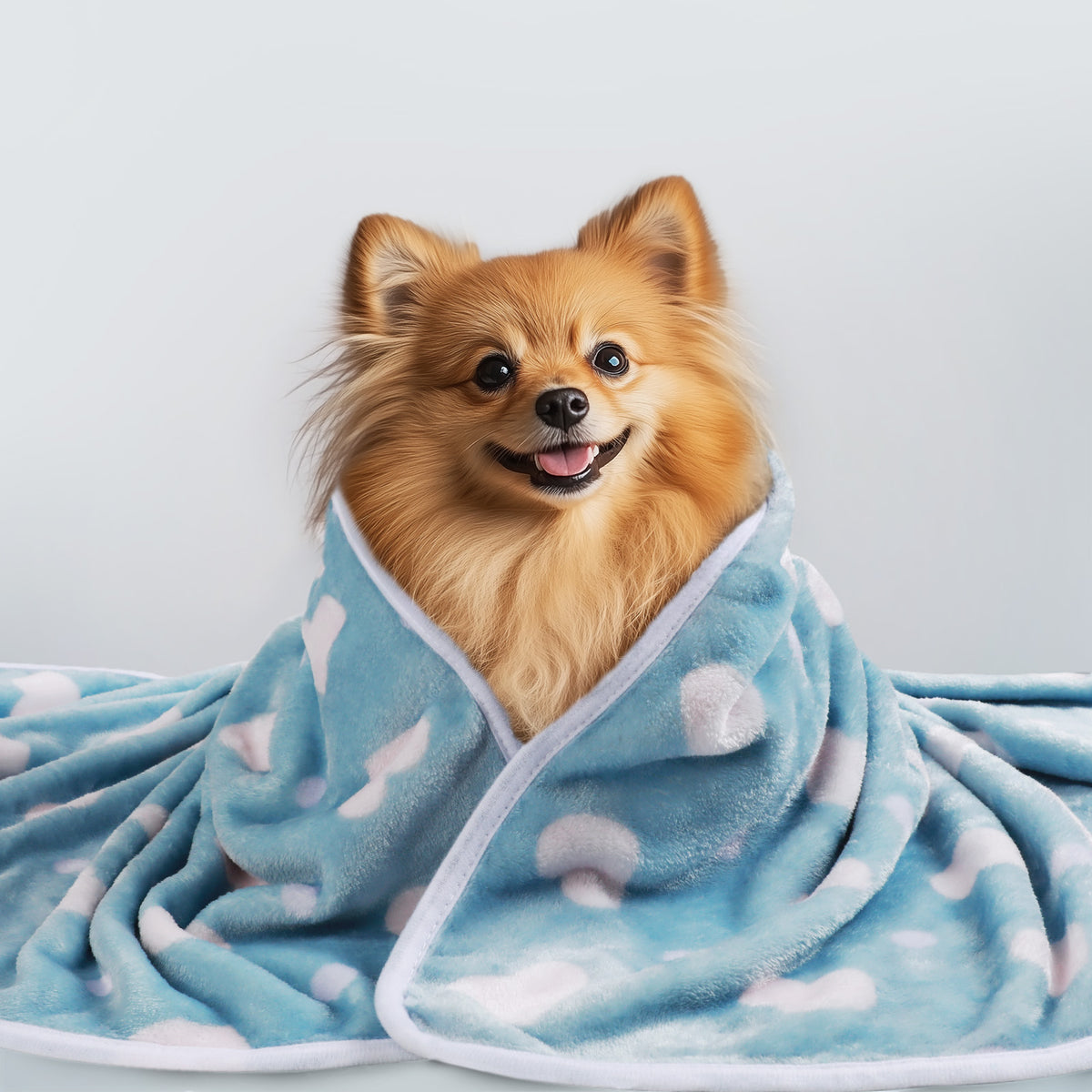 1 Pack 3 Soft Flannel Dog Blanket for Sofa Purple/Pink/Cyan
