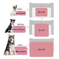 Washable Pet Blanket for Cat and Dog Pink