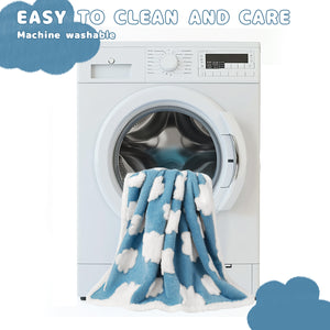 Waterproof Pet Blanket for Dogs and Cats Blue