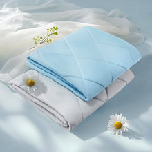 Load image into Gallery viewer, Washable Cooling Blanket for Pet Lightweight Calming Pad Blue