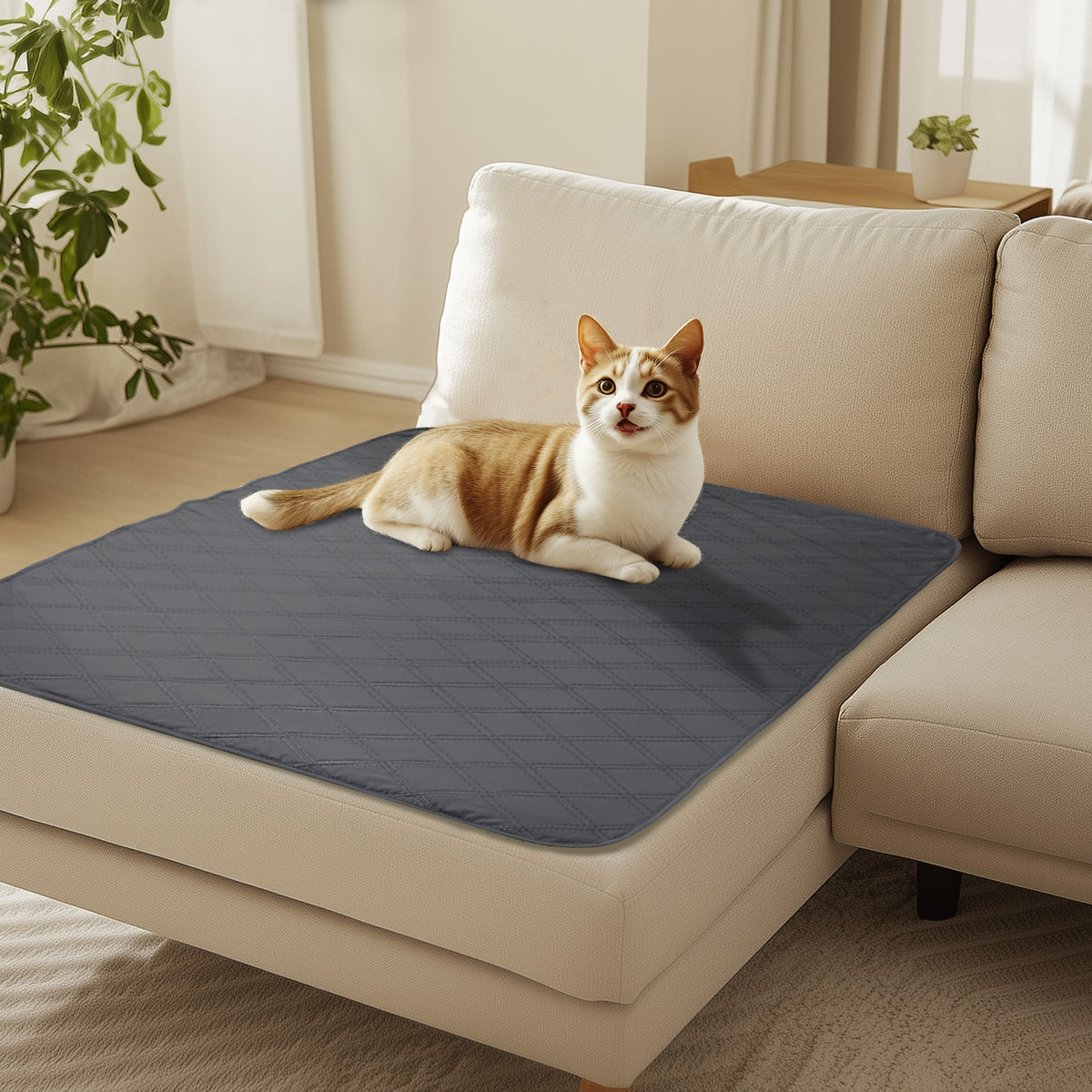 Dog Waterproof Blanket for Couch Grey