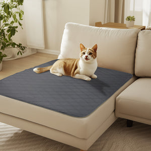 Waterproof Couch Cover Blanket for Dogs Grey