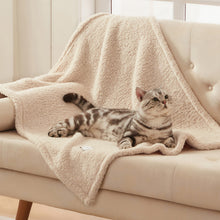 Load image into Gallery viewer, Soft Sherpa Dog Blanket for Dog Puppy Cat Beige