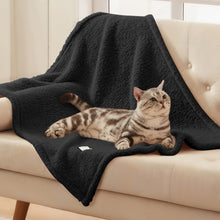 Load image into Gallery viewer, Soft Sherpa Dog Blanket for Dog Puppy Cat Black