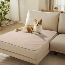 Load image into Gallery viewer, Waterproof Couch Cover Blanket for Dogs Beige &amp; White