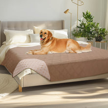 Load image into Gallery viewer, Waterproof Couch Cover Blanket for Dogs Light Brown &amp; Khaki