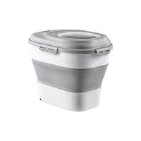 Airtight Collapsible Dog & Cat Food Storage Grey