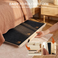 Foldable Anti-Slip 2-in-1 Wooden Dog Stairs