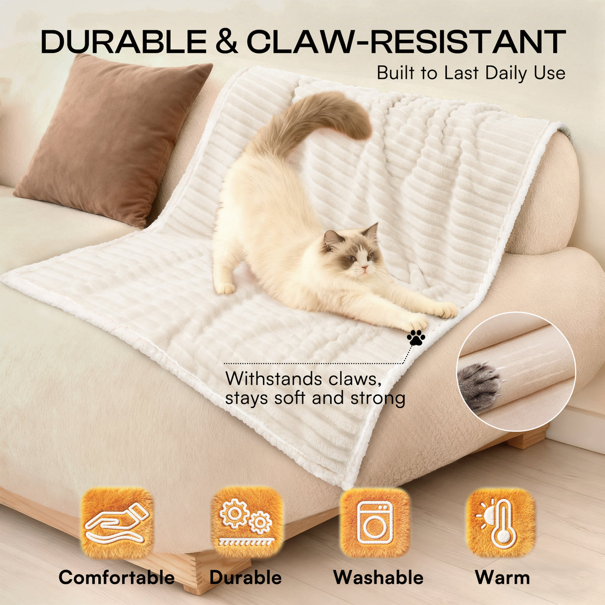 ultra-soft-calming-cut-pile-flannel-waterproof-pet-blanket-for-dogs-and-cats#color_beige