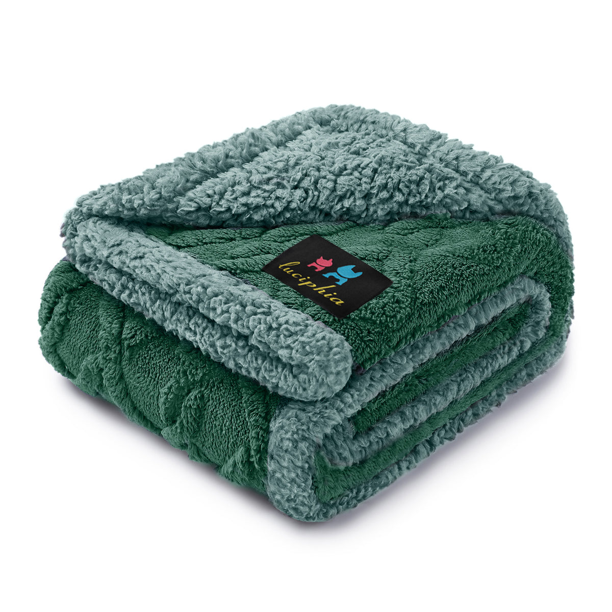 super-soft-reversible-sherpa-fleece-waterproof-pet-blanket#color_green