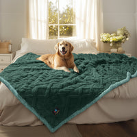super-soft-reversible-sherpa-fleece-waterproof-pet-blanket#color_green